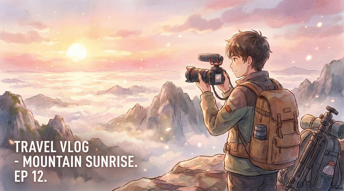 暗网旅行视频分享山顶日出